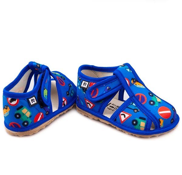 RAK Papučky modré autá