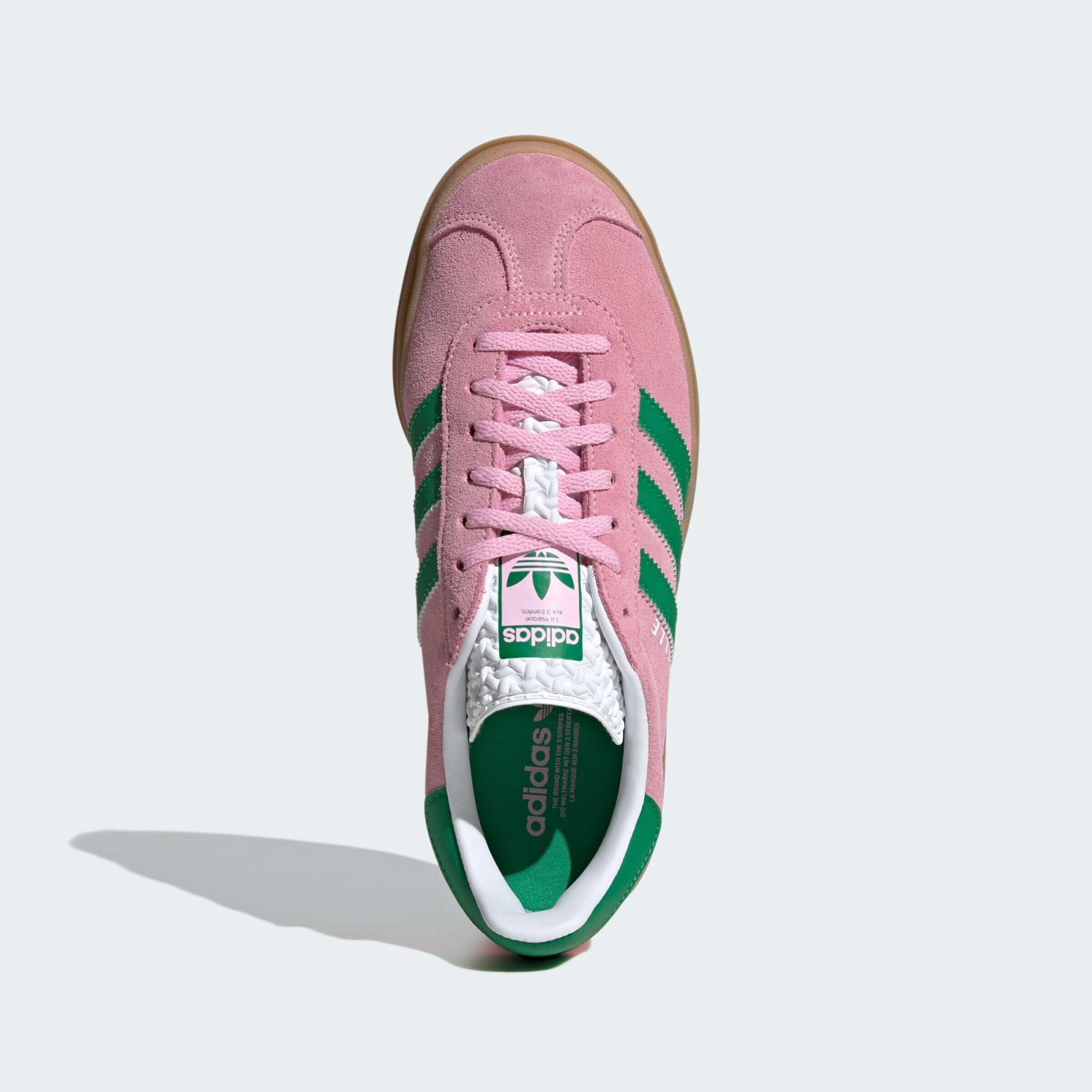 ADIDAS ORIGINALS Nízke tenisky 'Gazelle Bold' zelená / staroružová / biela