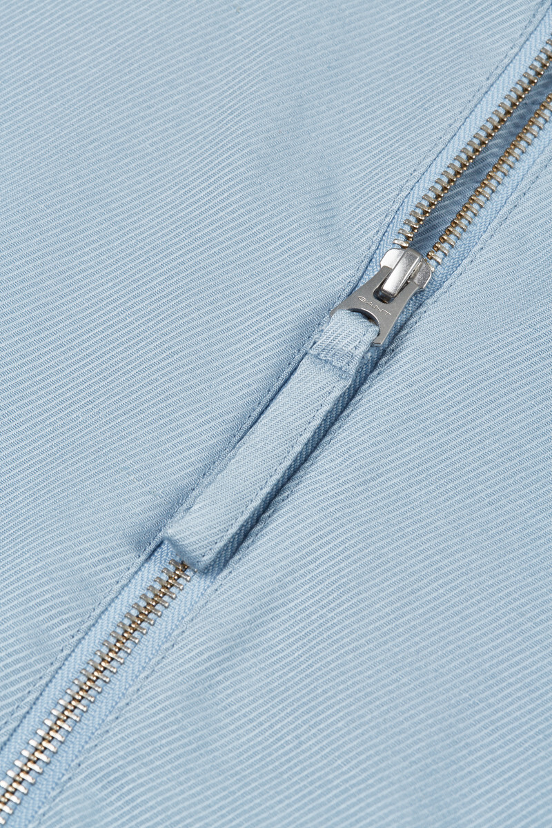 BUNDA GANT LINEN BLEND BOMBER JACKET DOVE BLUE