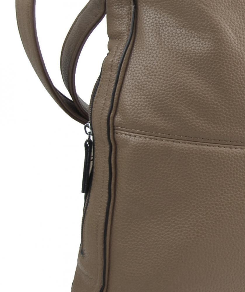 Maria Marni Praktická veľká dámska crossbody kabelka 47-MH prírodná hnedá