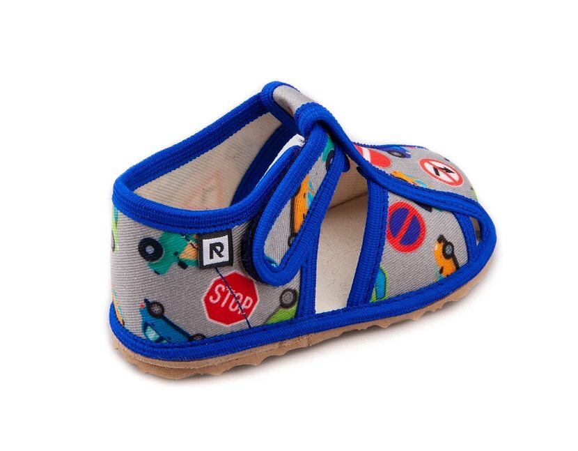 RAK Papučky šedé autá