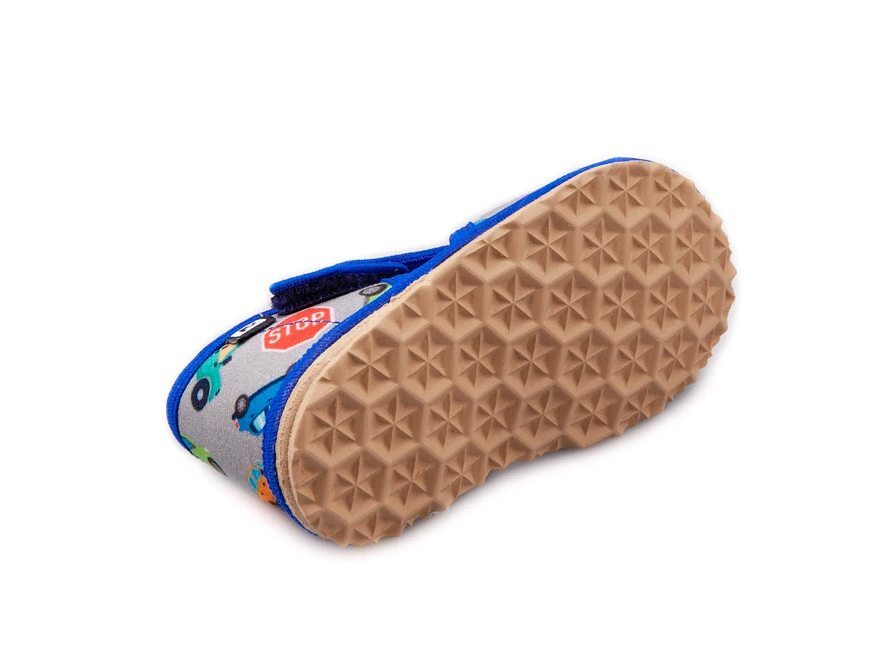 RAK Papučky šedé autá