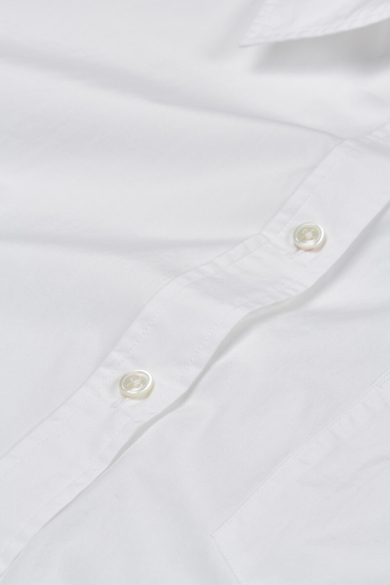 KOŠEĽA GANT OS POPLIN SHIRT WHITE