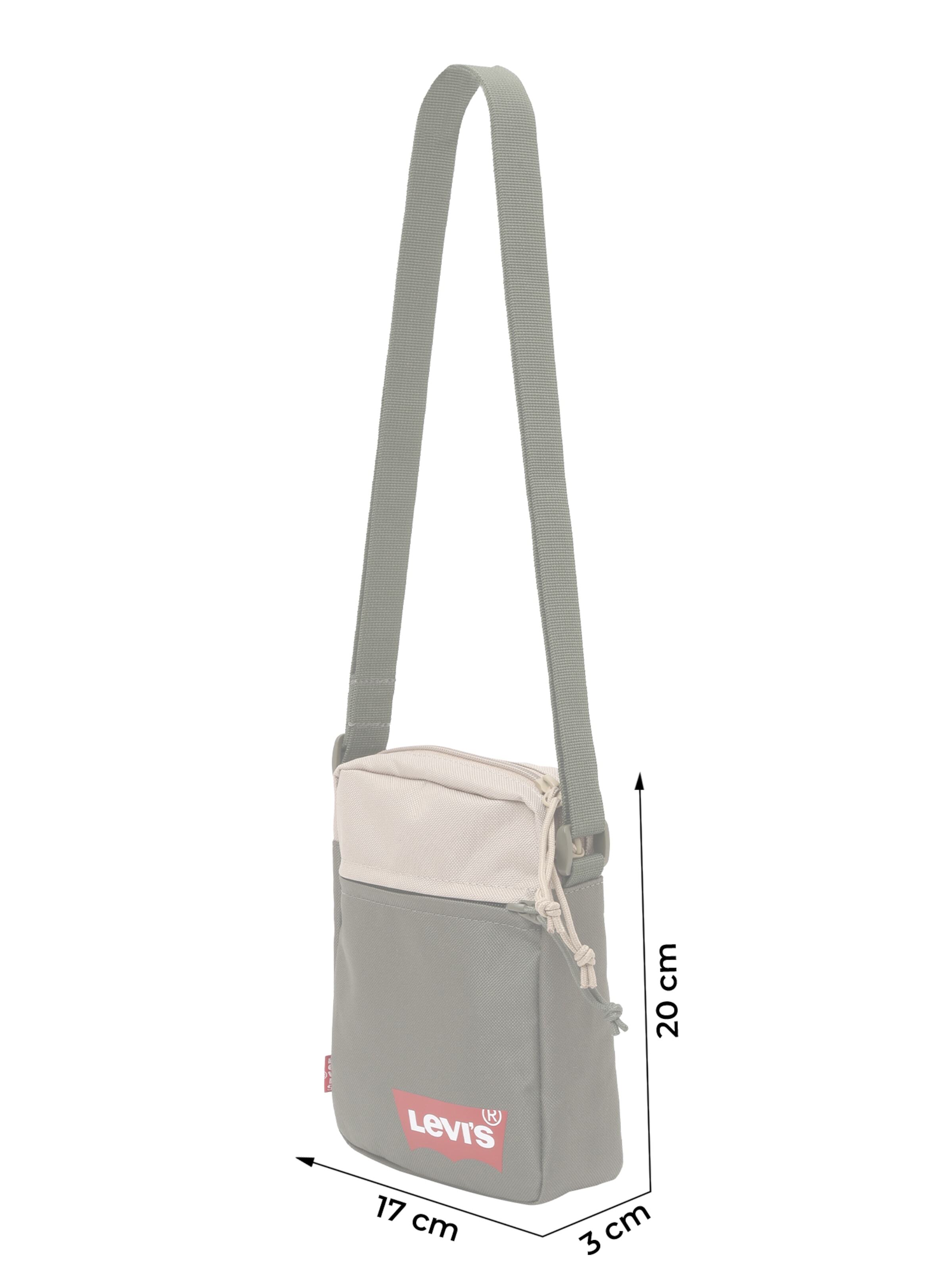 LEVI'S  Taška cez rameno béžová / kaki / červená