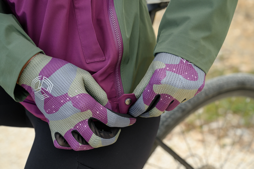 Dámska gravel bunda Silvini Montesola zelená/vínová