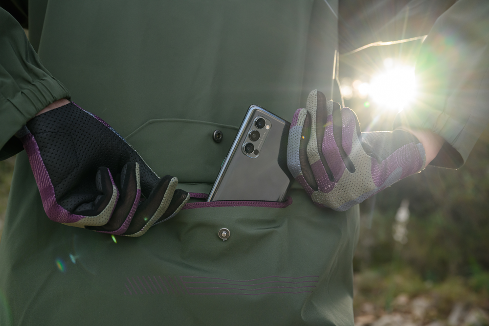 Dámska gravel bunda Silvini Montesola zelená/vínová