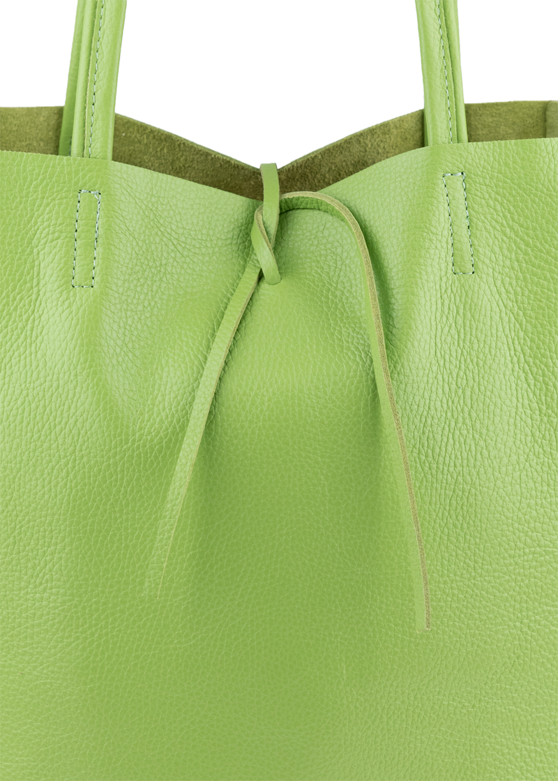 Zelená kožená talianska kabelka Annalisa Verde Mela NovaKabelka.sk