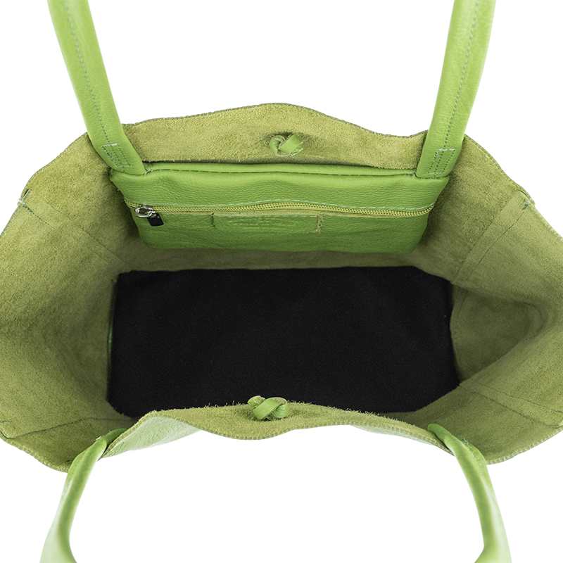 Zelená kožená talianska kabelka Annalisa Verde Mela NovaKabelka.sk