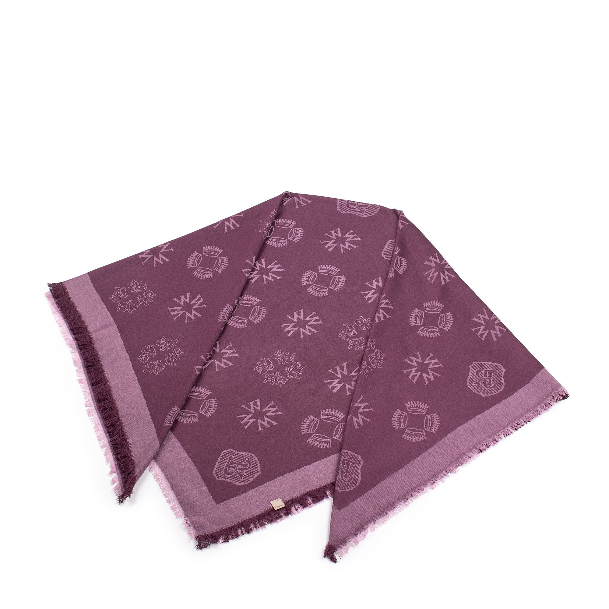 Wittchen Dámska monogramová tkaná bambusová šatka 97-7D-002-V