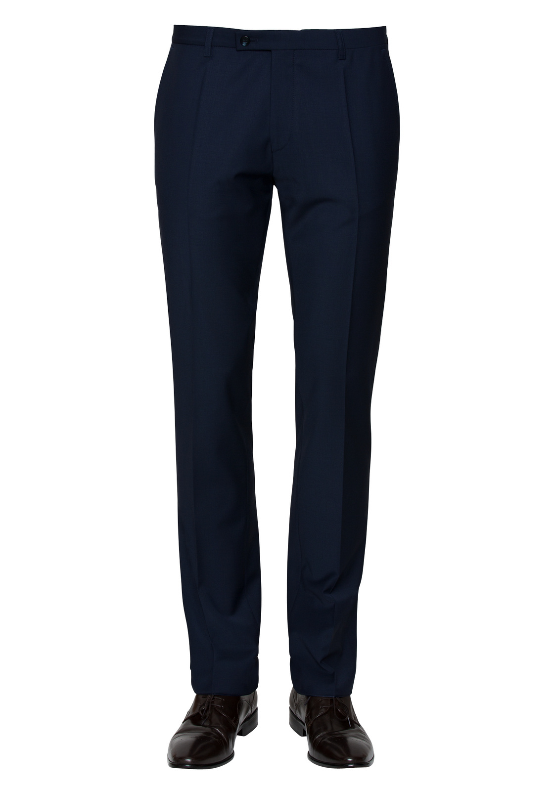 Pánske modré oblekové nohavice CLUB OF GENTS slim fit