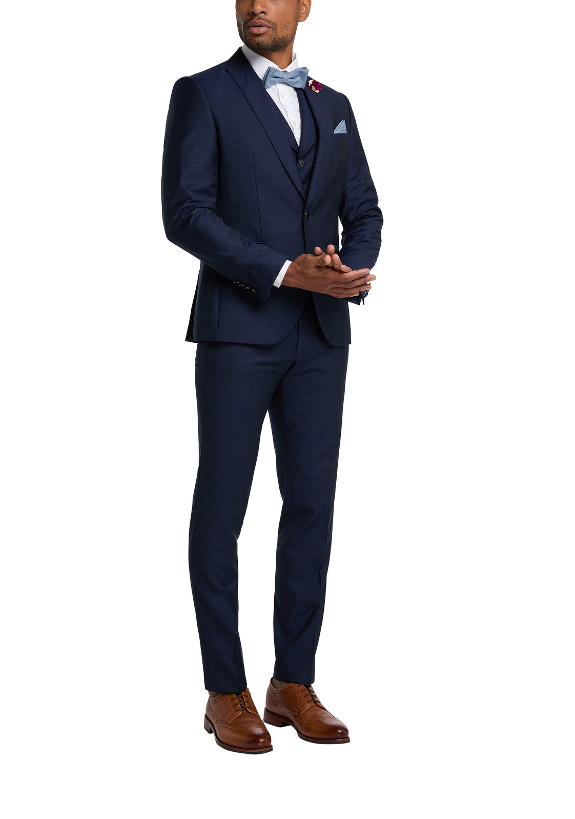 Pánske oblekové vlnené sako CLUB OF GENTS slim fit