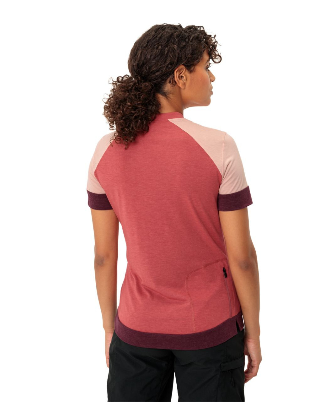 Vaude all-mountain dres, Altissimo Q-Zip, brick, dámsky