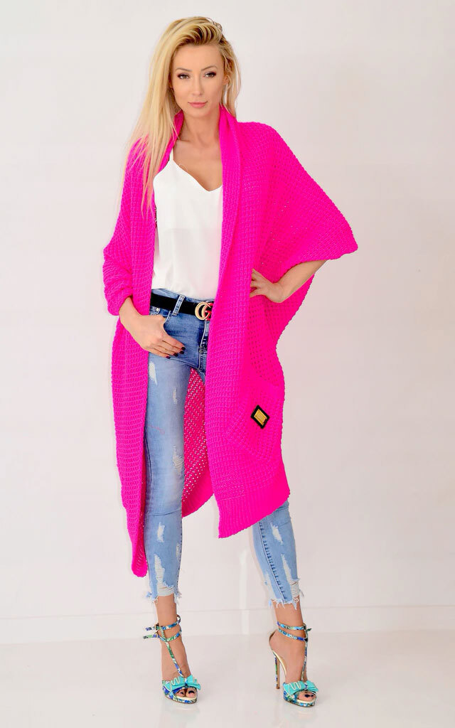 Fashionweek Kardigan bez zapínania z kvalitného materiálu ANNA