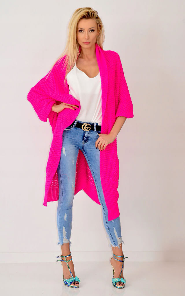 Fashionweek Kardigan bez zapínania z kvalitného materiálu ANNA