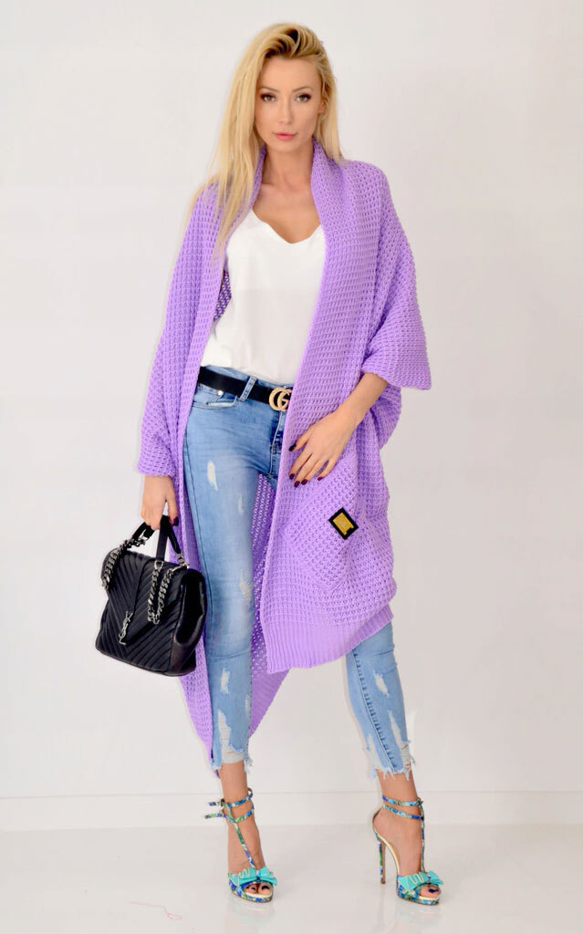 Fashionweek Kardigan bez zapínania z kvalitného materiálu ANNA