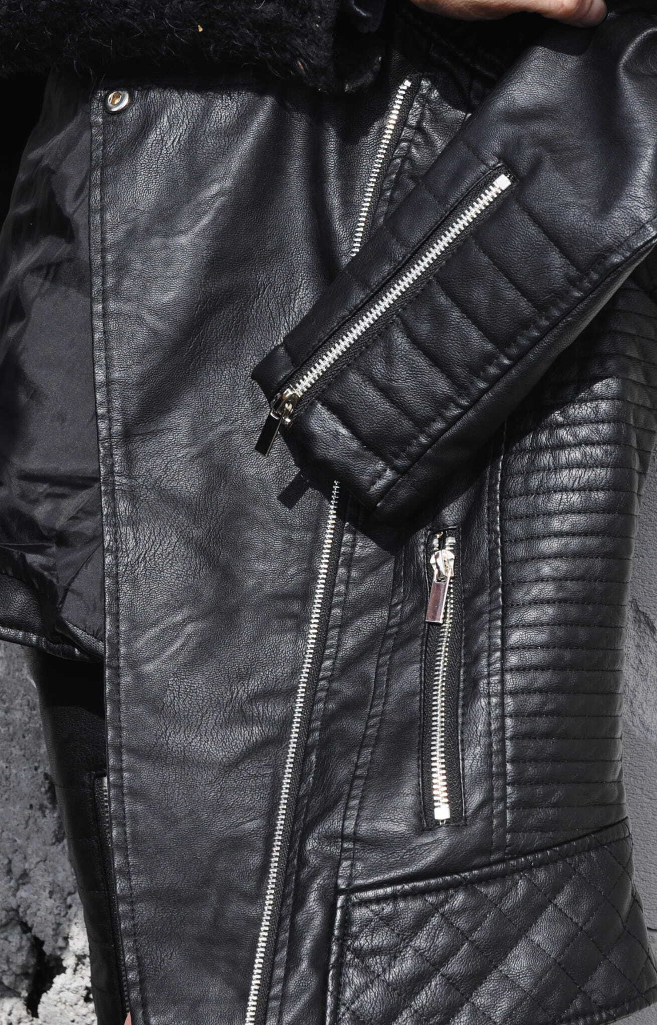 Fashionweek Bunda Ramoneska MOTO BIKER F1941