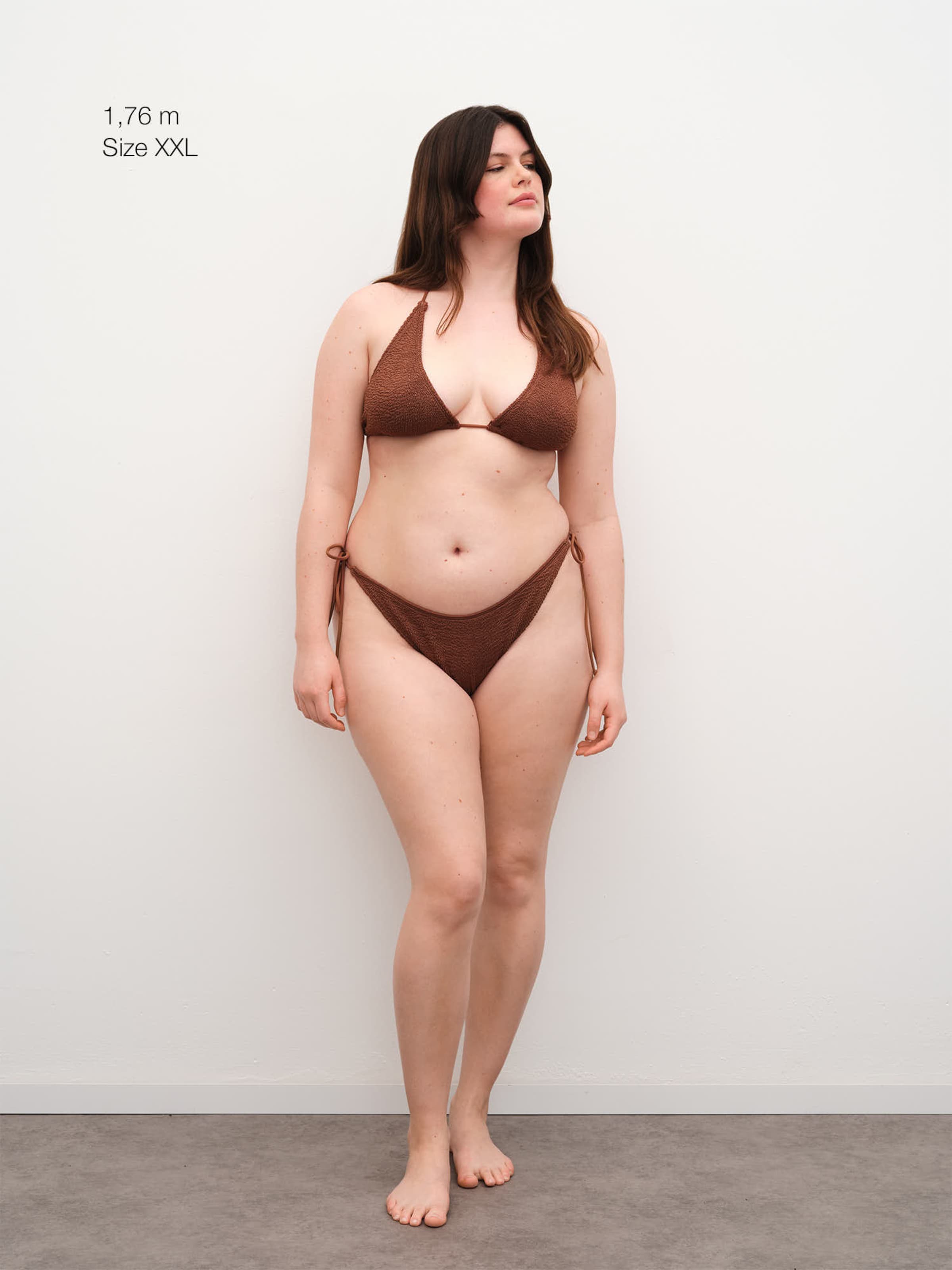 RÆRE by Lorena Rae Bikinový top 'Leyla' hnedá