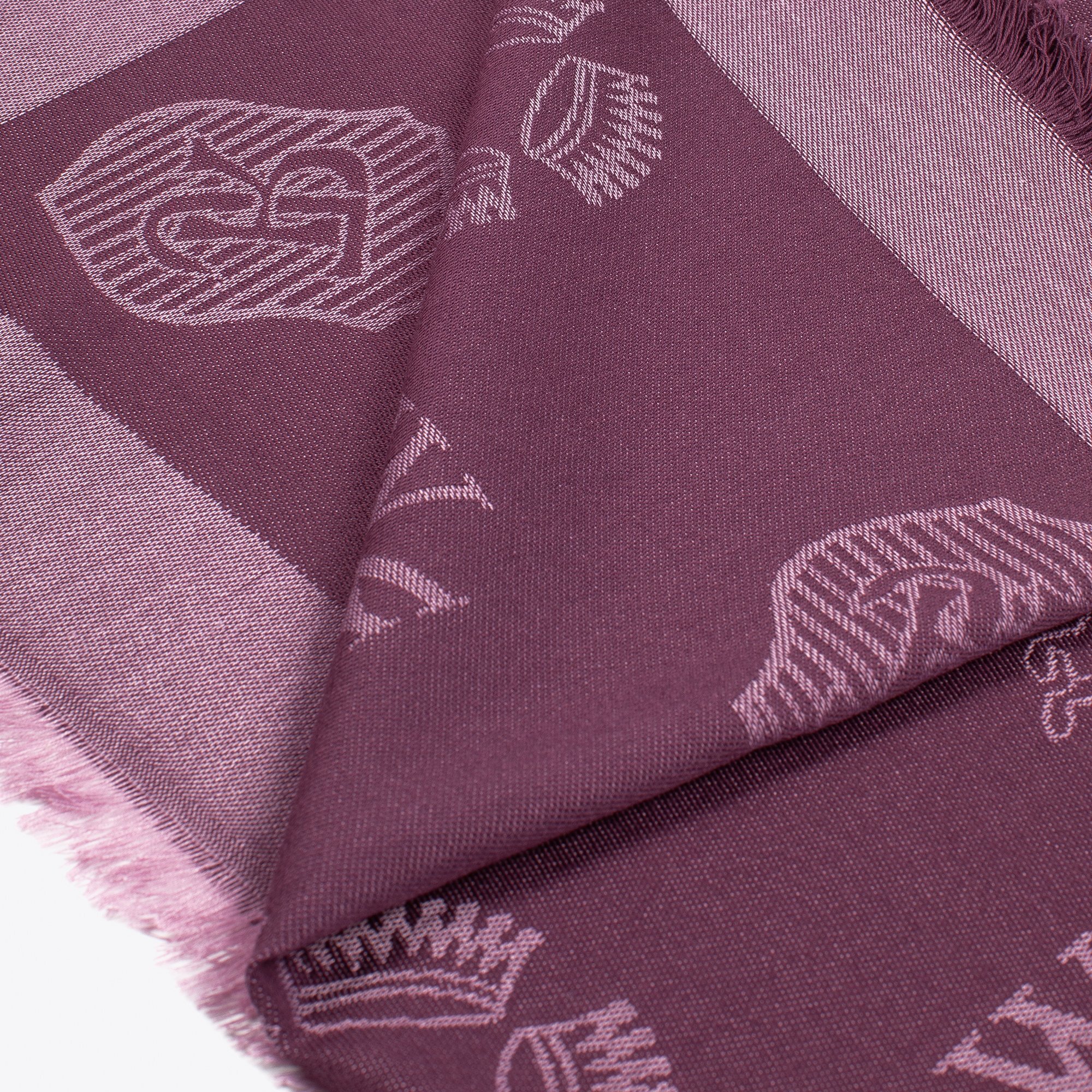 Wittchen Dámska monogramová tkaná bambusová šatka 97-7D-002-V