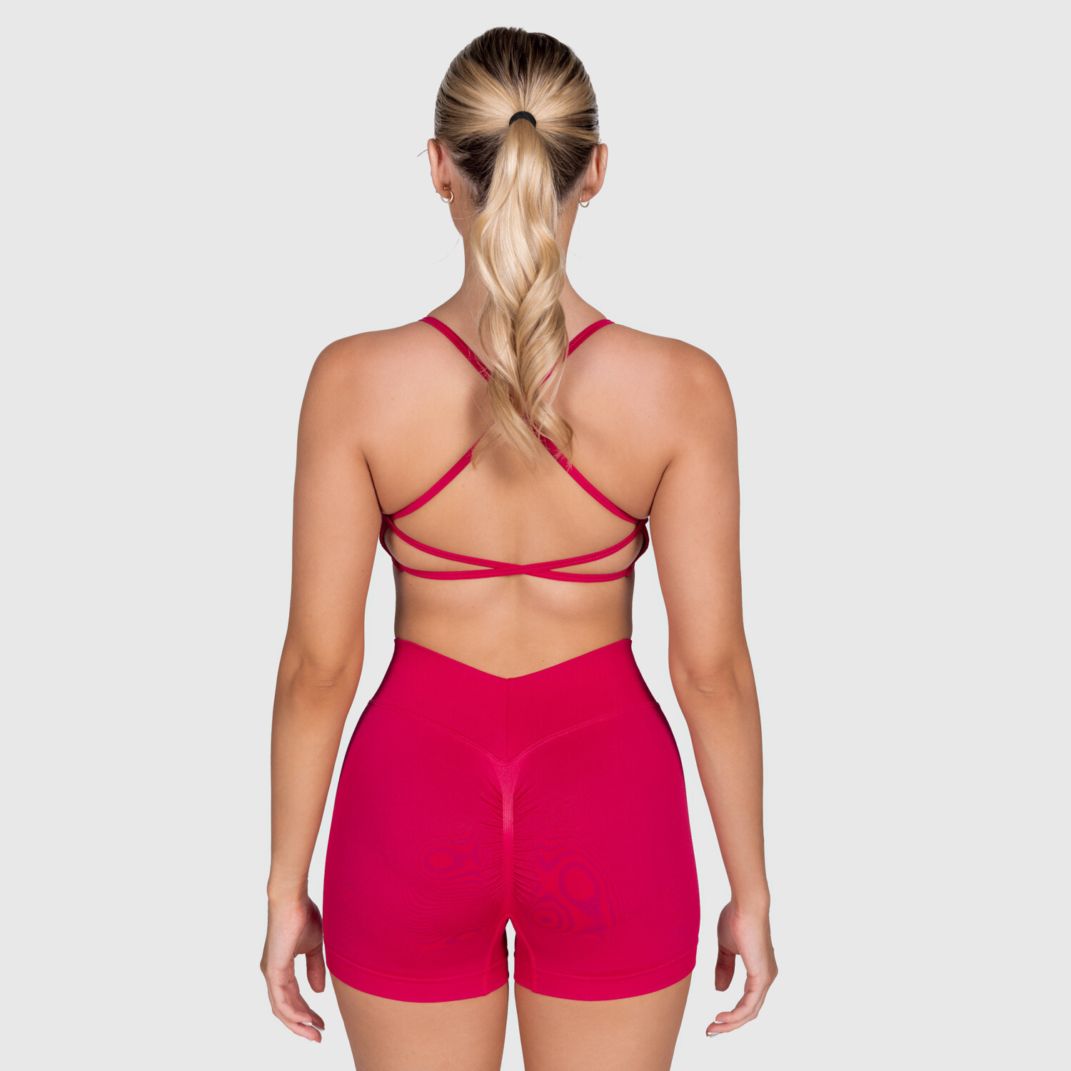 Športová podprsenka Iron Aesthetics Shape, červená