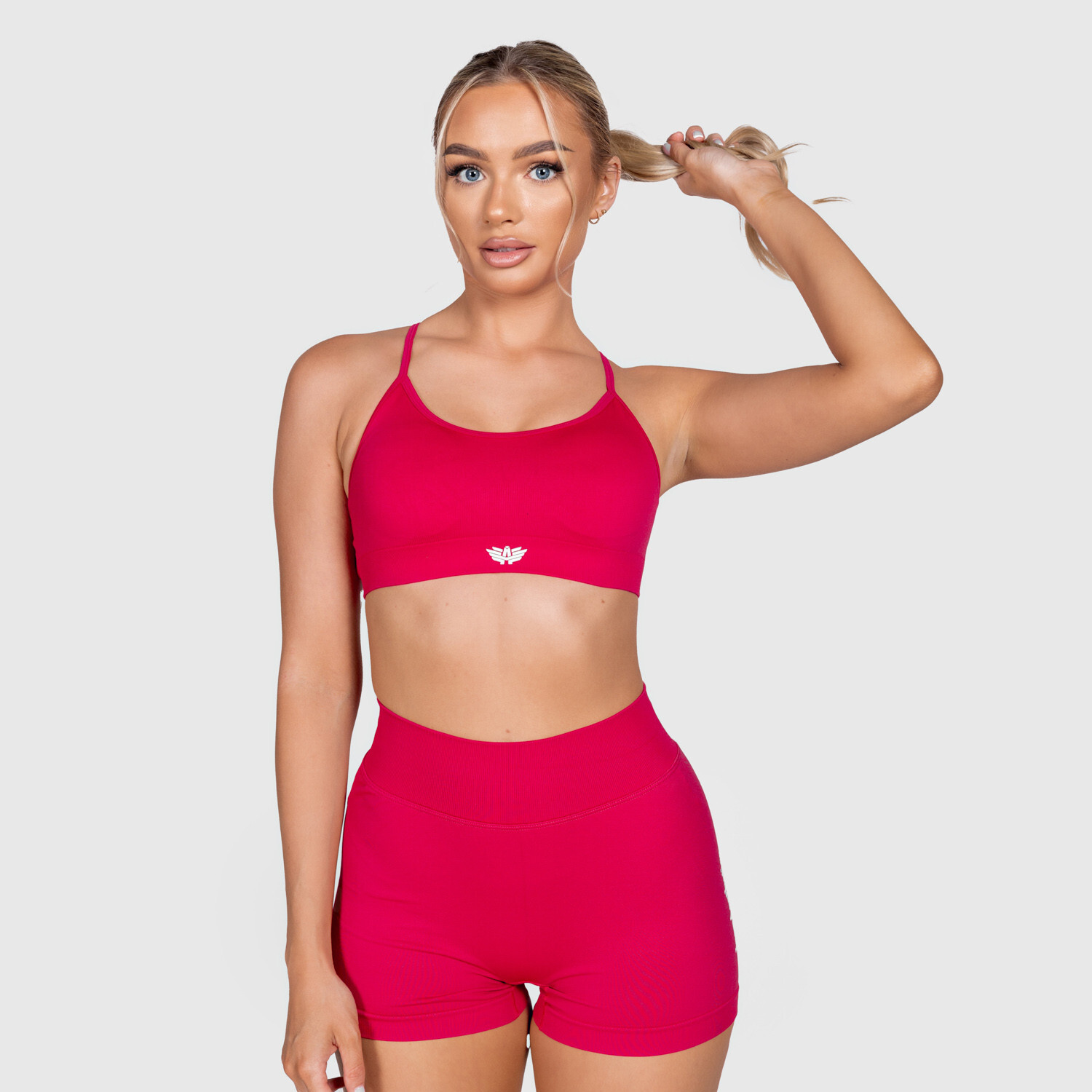 Športová podprsenka Iron Aesthetics Shape, červená