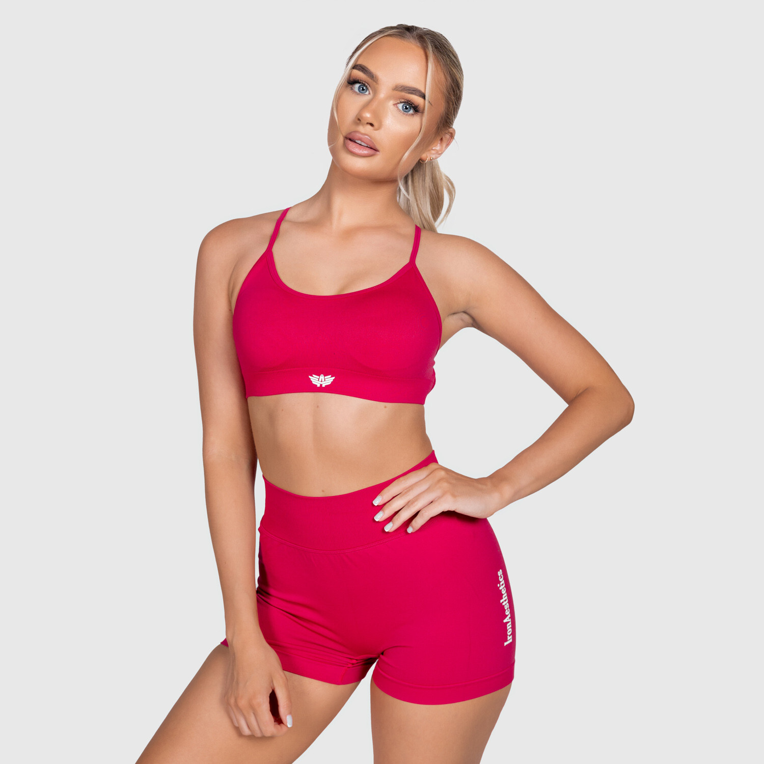 Športová podprsenka Iron Aesthetics Shape, červená