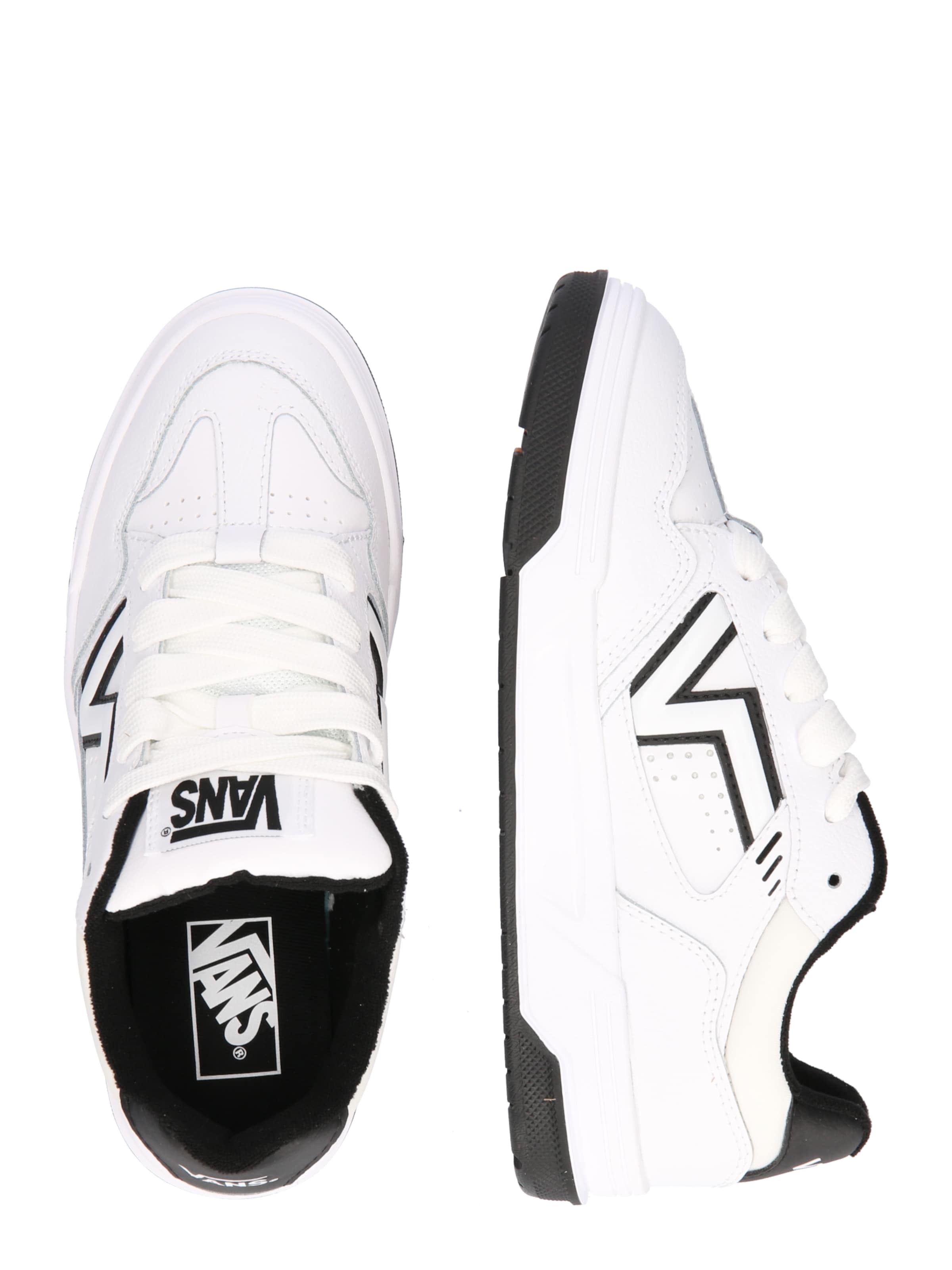 VANS Nízke tenisky 'Upland' čierna / biela