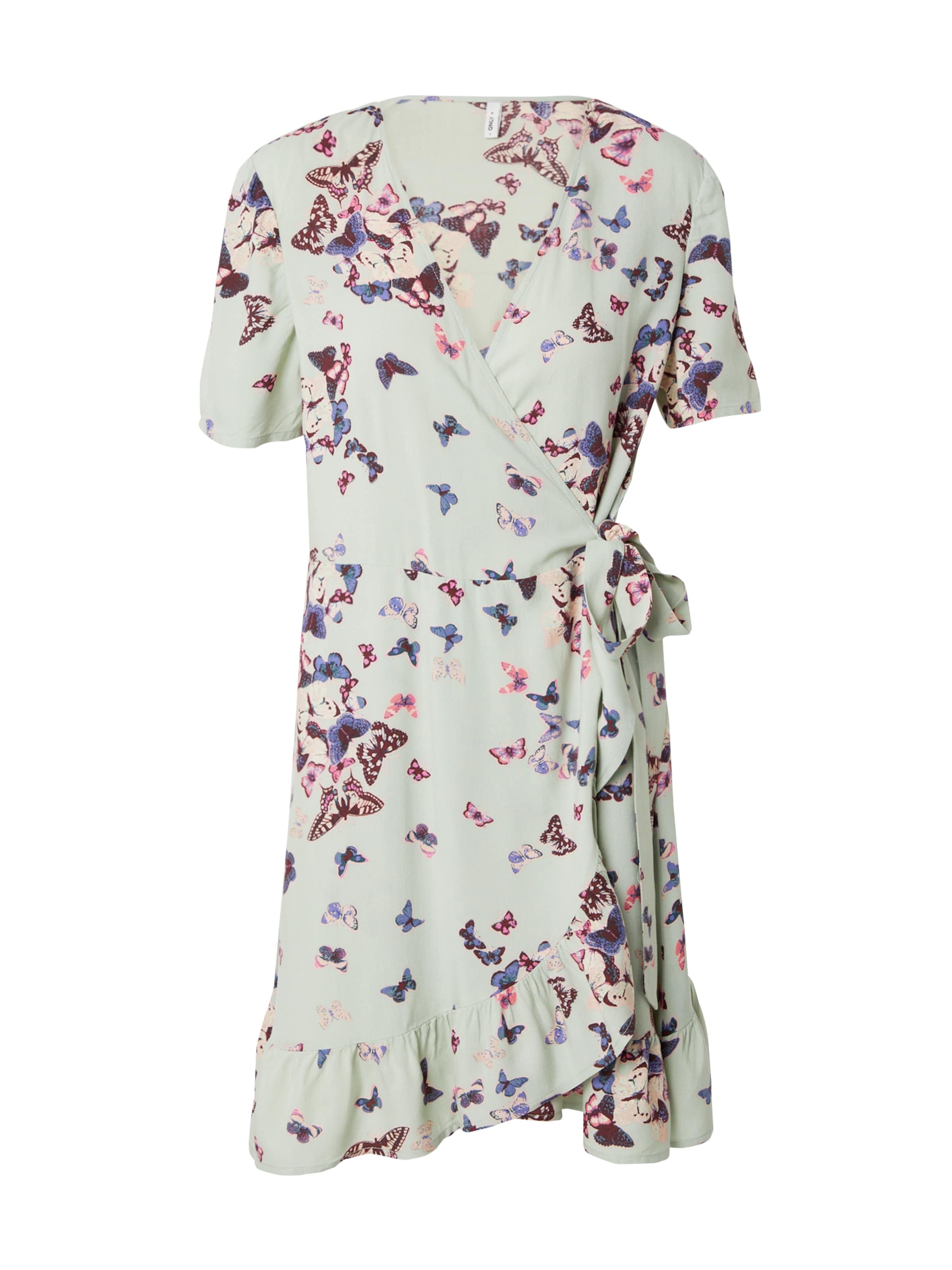 ONLY Letné šaty 'ONLELISABETH' pastelovo zelená / modrofialová / pastelovo ružová / svetloružová