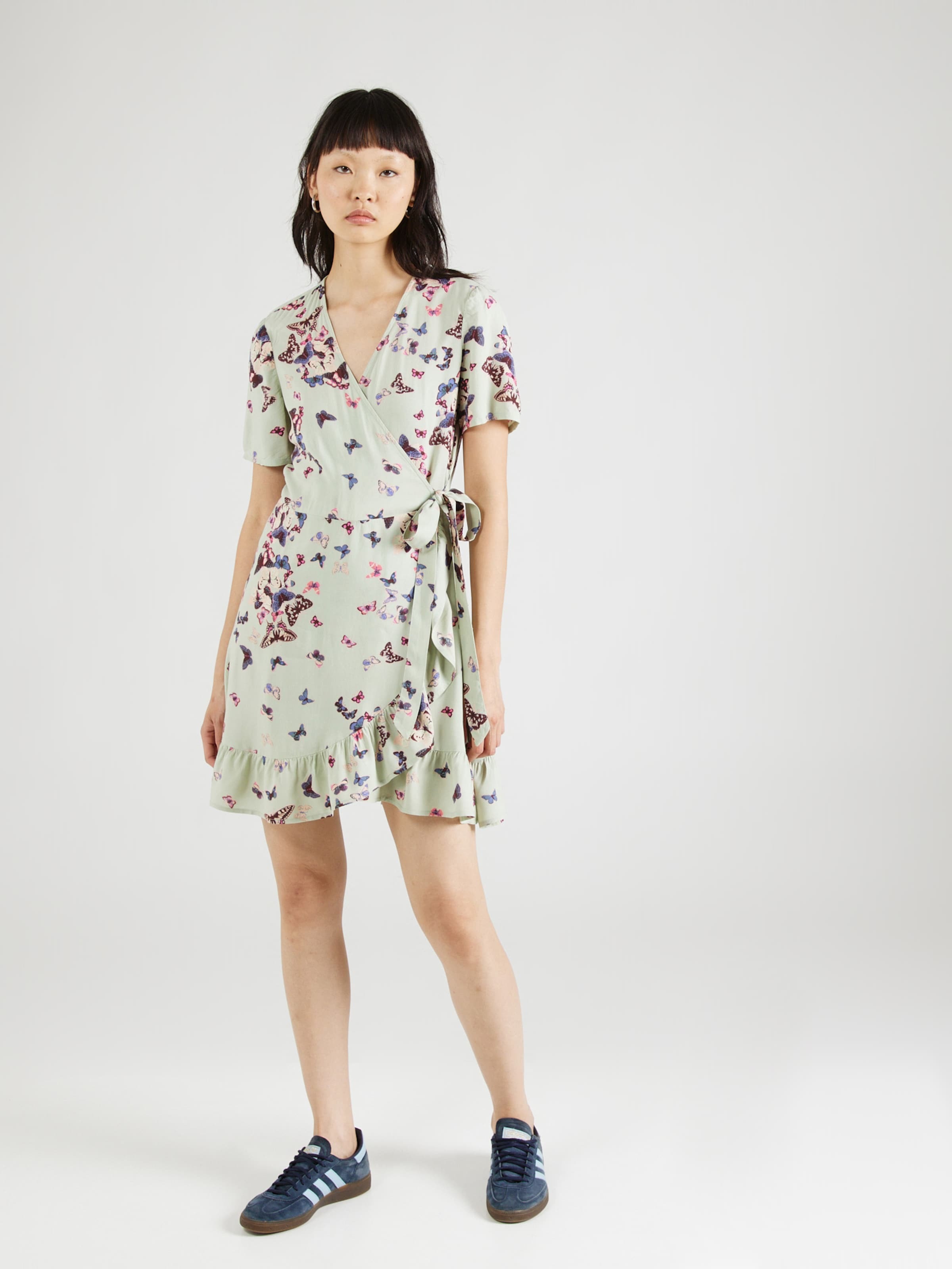 ONLY Letné šaty 'ONLELISABETH' pastelovo zelená / modrofialová / pastelovo ružová / svetloružová