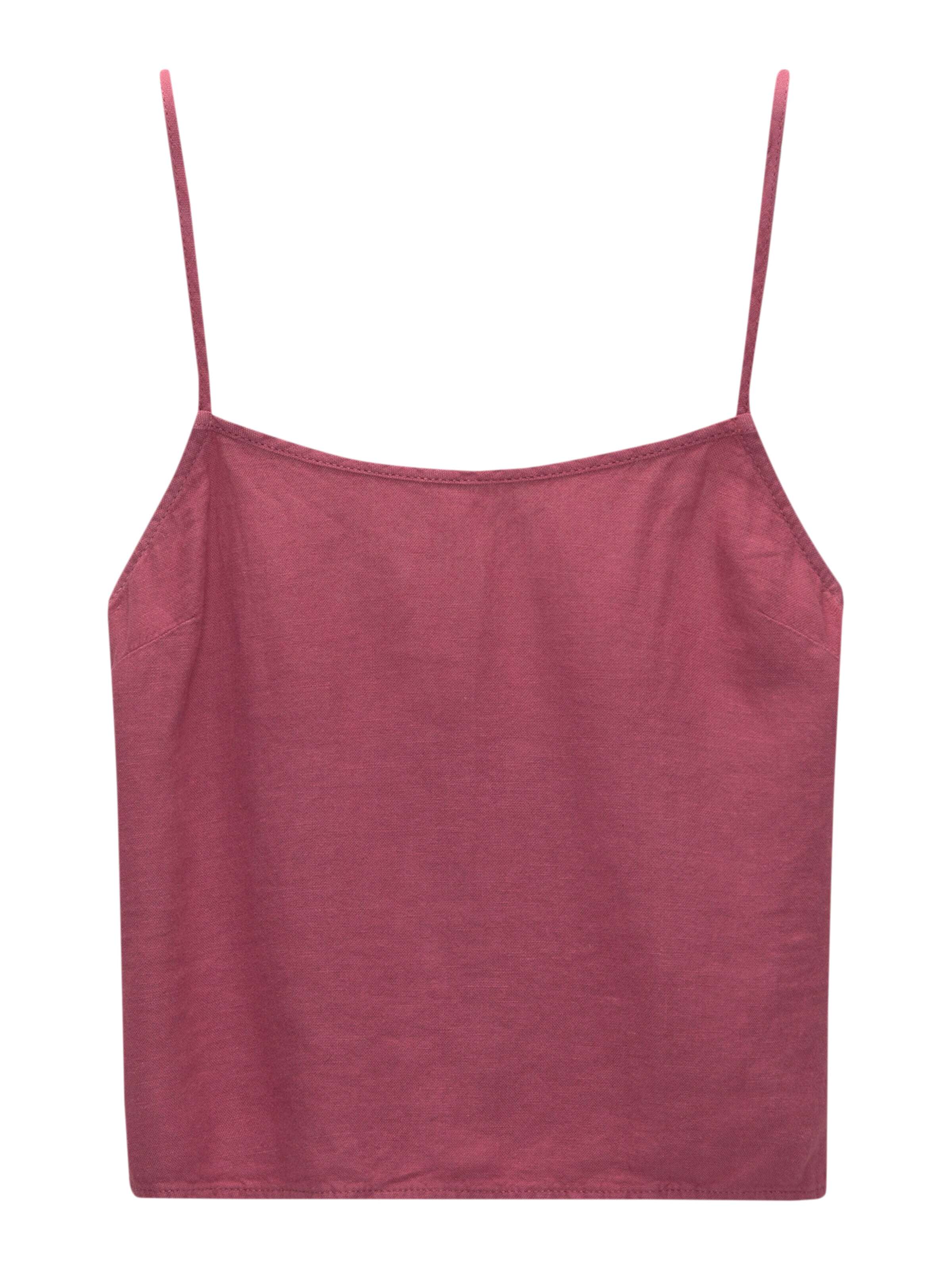 Pull&Bear Top burgundská