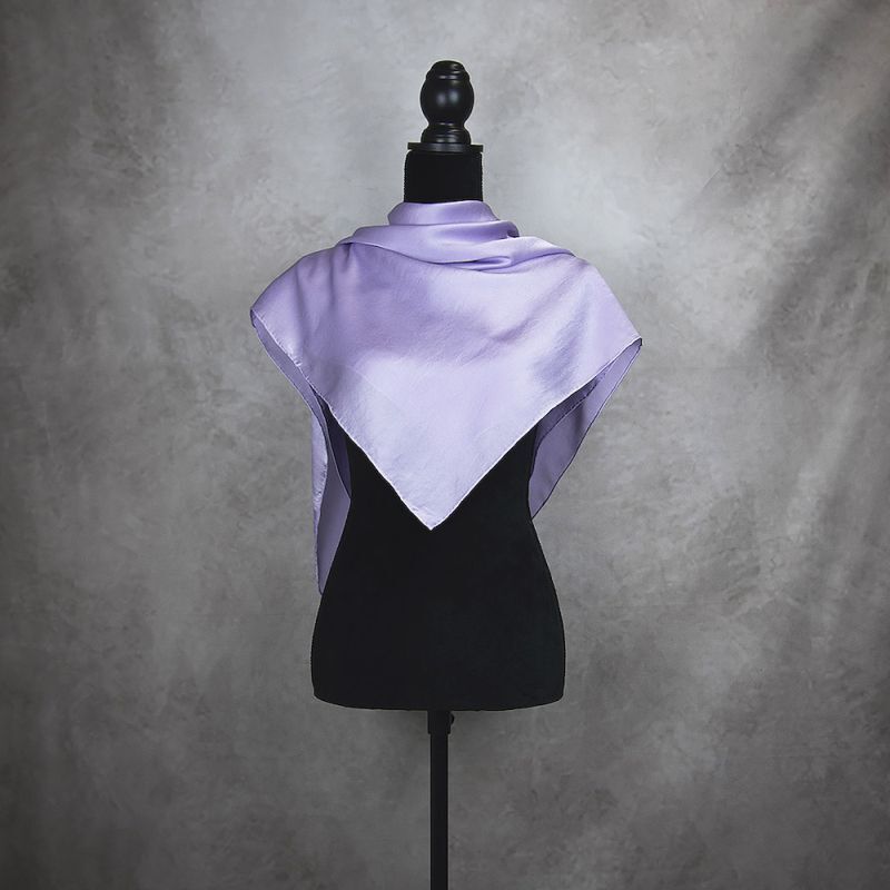 Vega Hodvábna šatka SVETLO-FIALOVÁ 90 x 90cm