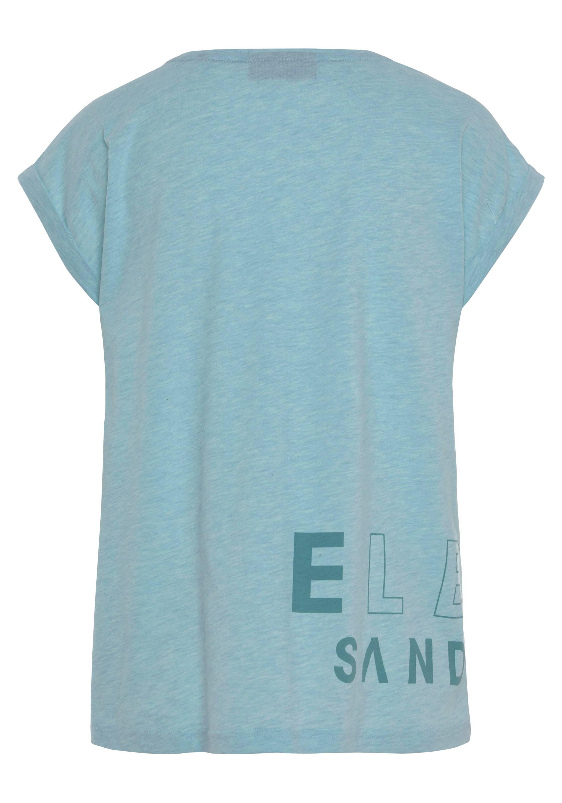 Elbsand Tričko tyrkysová / modrozelená