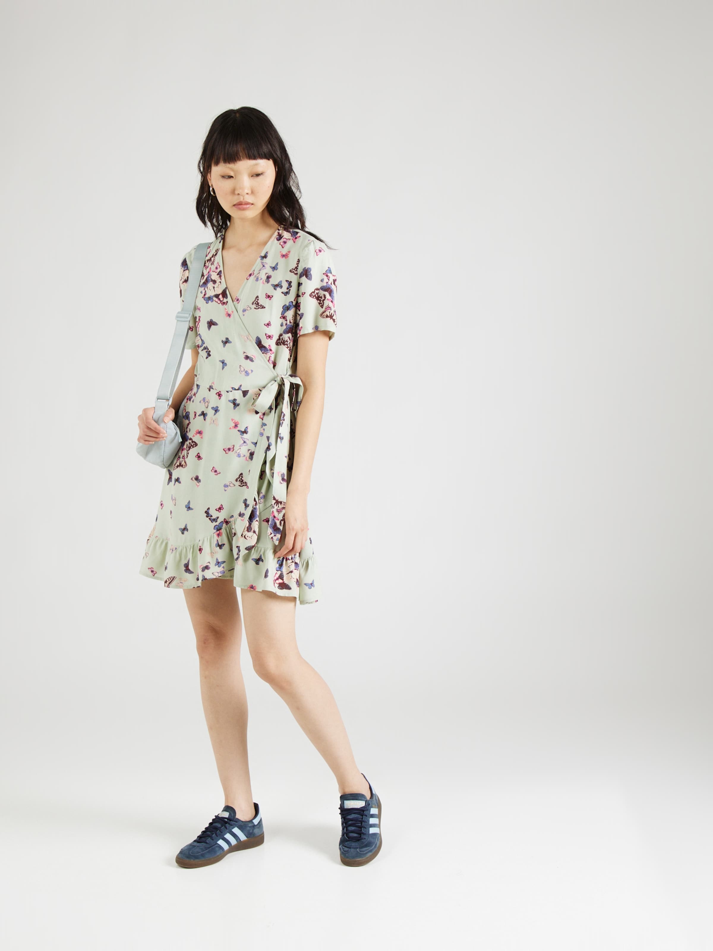 ONLY Letné šaty 'ONLELISABETH' pastelovo zelená / modrofialová / pastelovo ružová / svetloružová