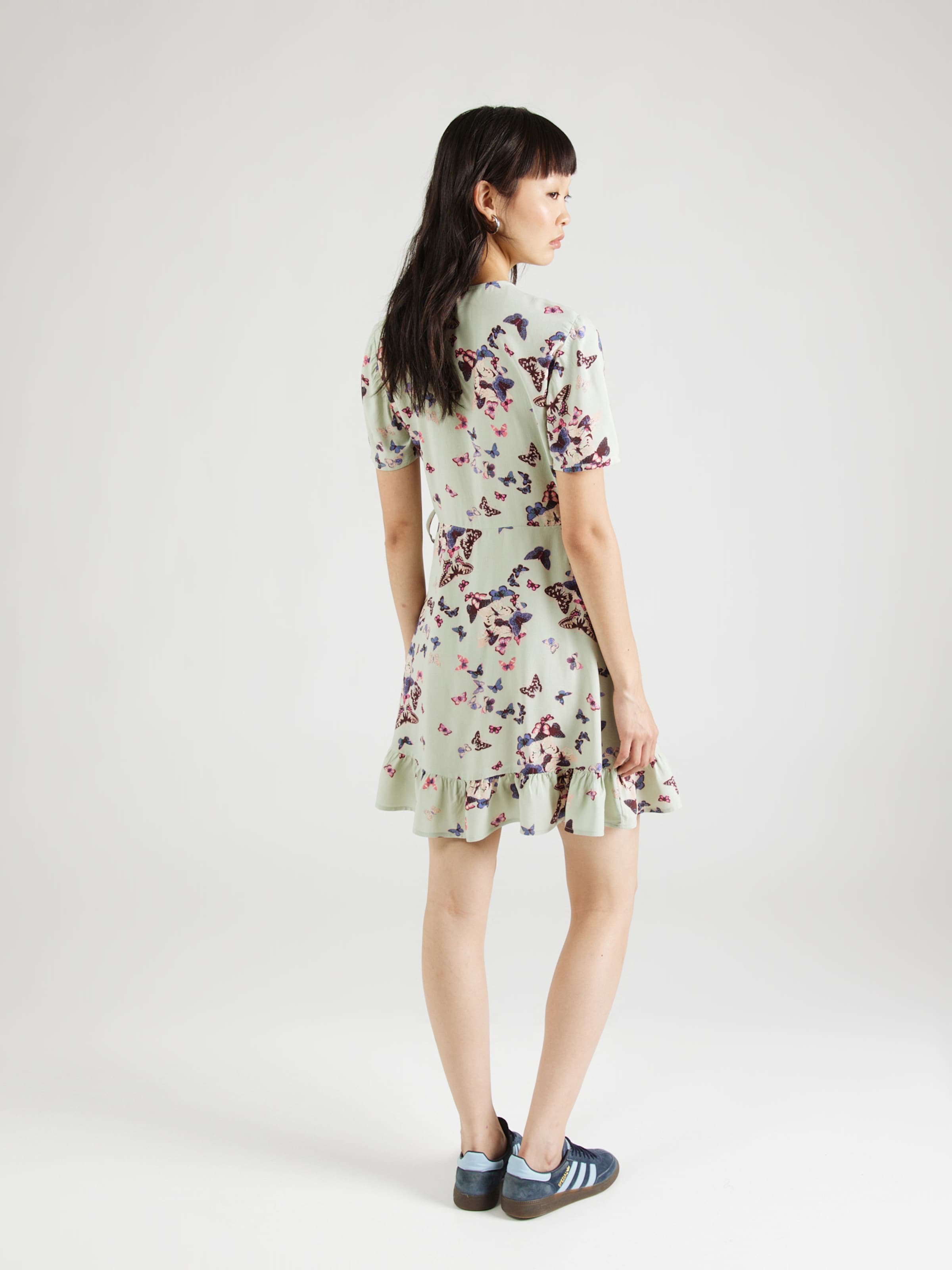 ONLY Letné šaty 'ONLELISABETH' pastelovo zelená / modrofialová / pastelovo ružová / svetloružová