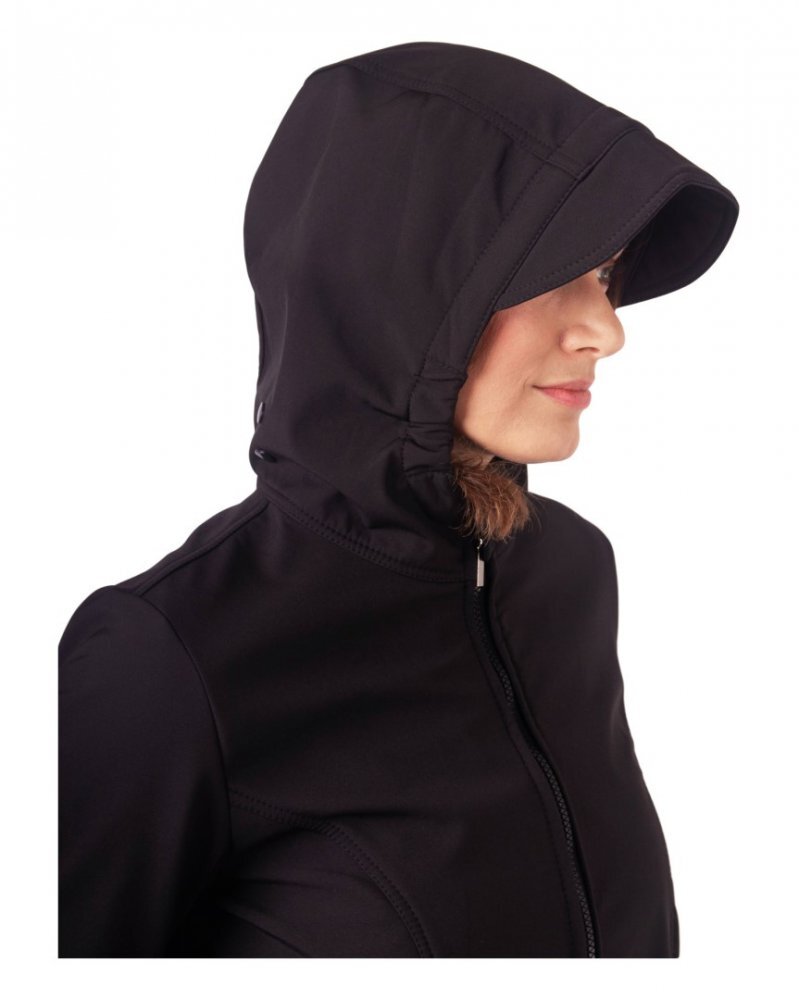 Jožánek Softshellová bunda na nosenie detí Andrea + TEHOTENSKÁ VSADKA, čierna