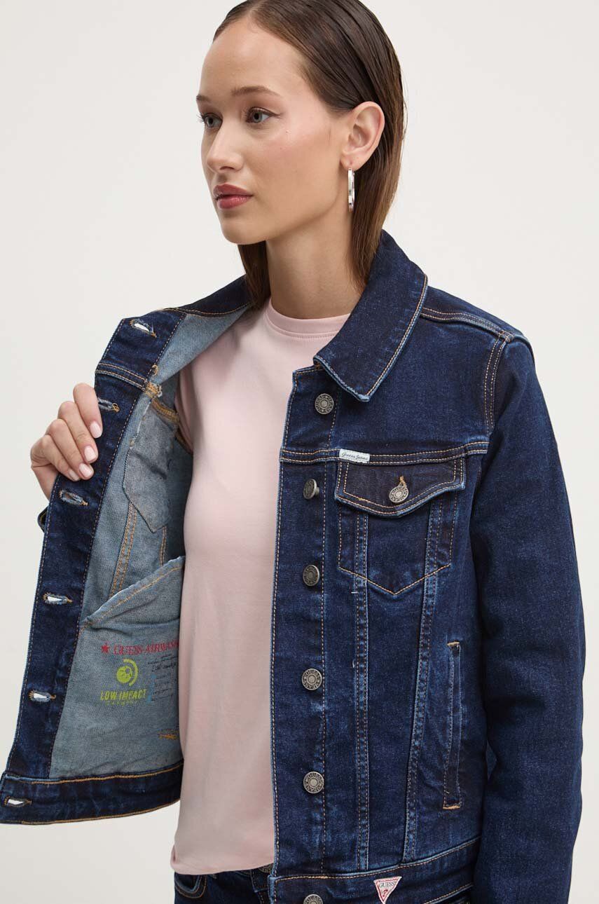 Rifľová bunda Guess Jeans