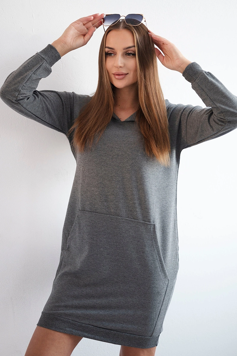 Kesi Šaty Roza s kapucňou