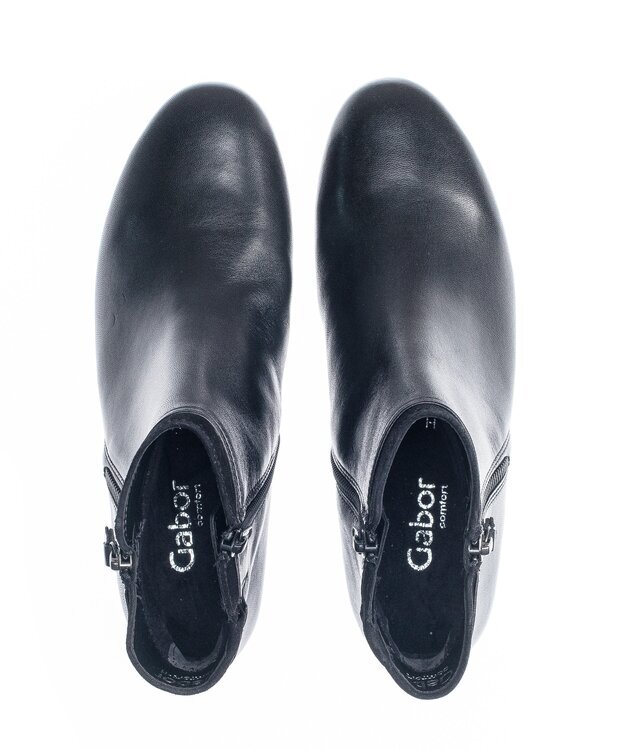 Kotníková obuv v širším zpracování Gabor 52.718.57 černá