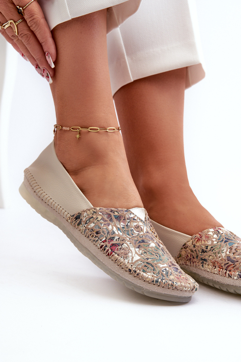 Dámske kožené balerínky Maciejka