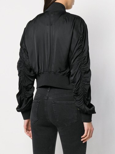diesel cropped bomber jacket