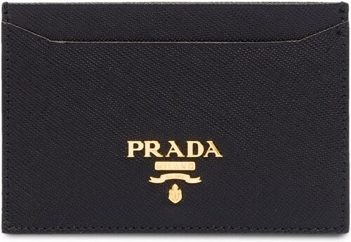 prada black card holder