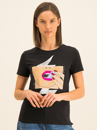 guess lips t shirt