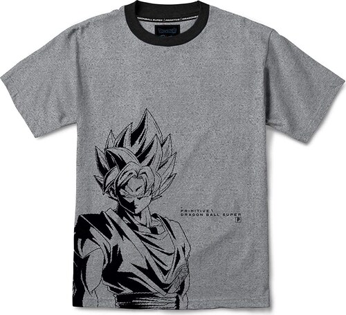 ssg goku knit tee grey heather 
