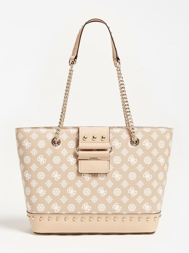 shopper greta 4g logo peony