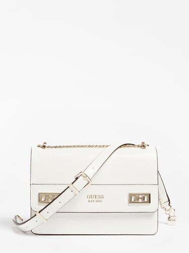 katey croc print mini shoulder bag