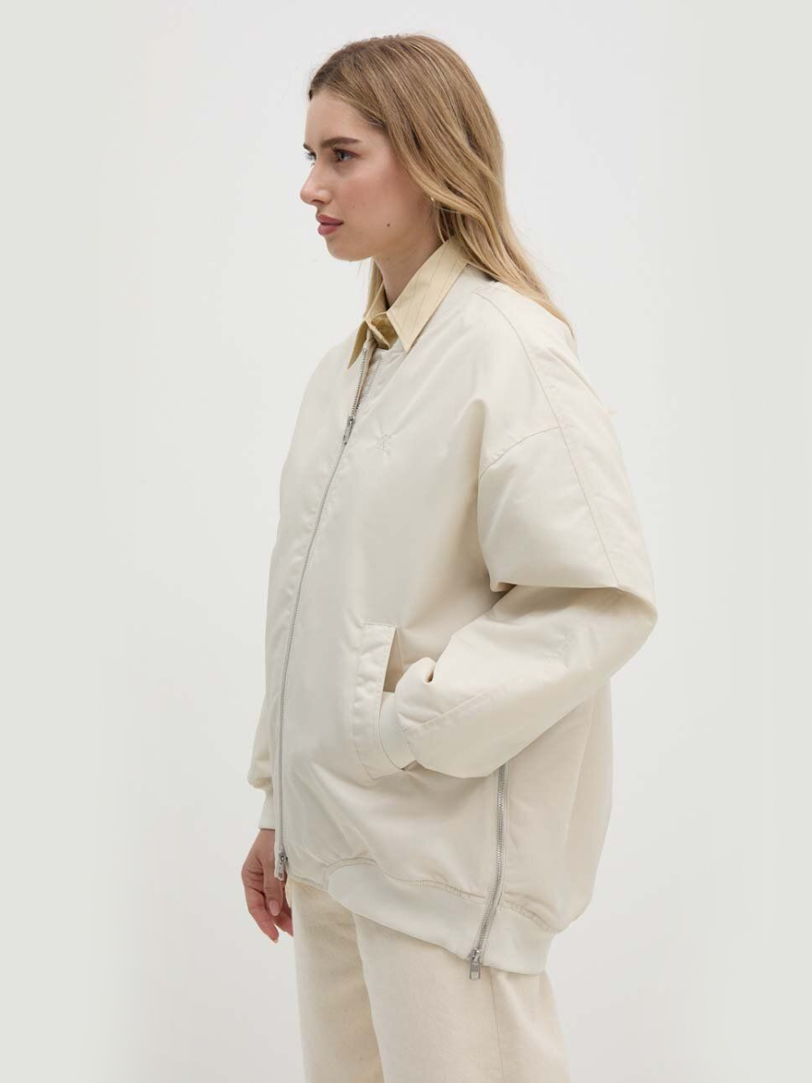 Calvin Klein dámsky béžový bomber