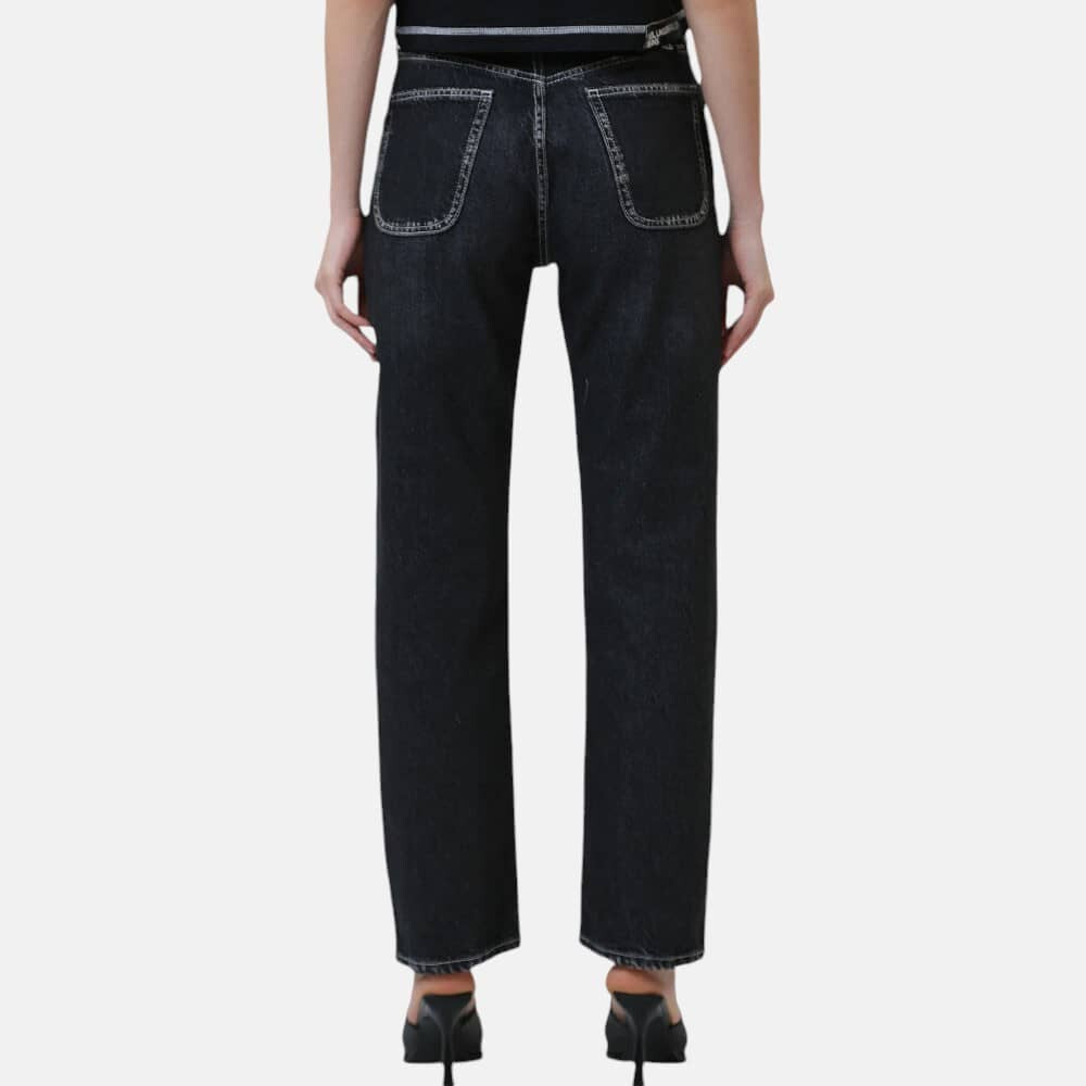 Dámské černé rovné džíny Karl Lagerfeld 56010