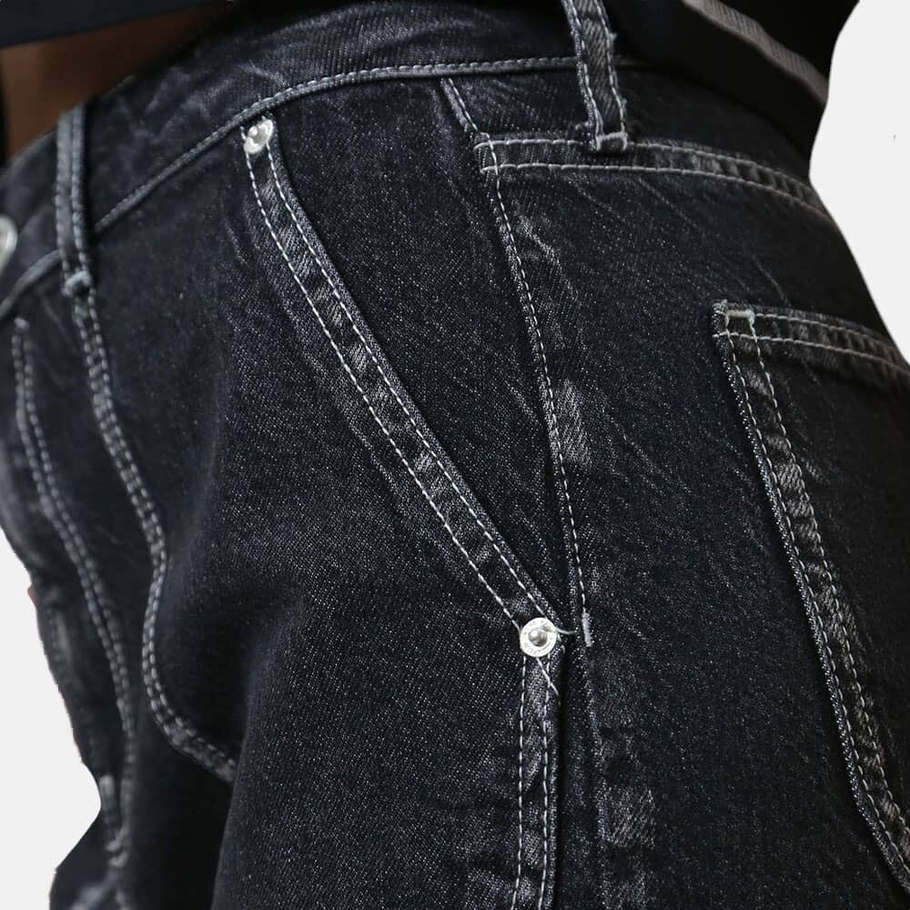 Dámské černé rovné džíny Karl Lagerfeld 56010