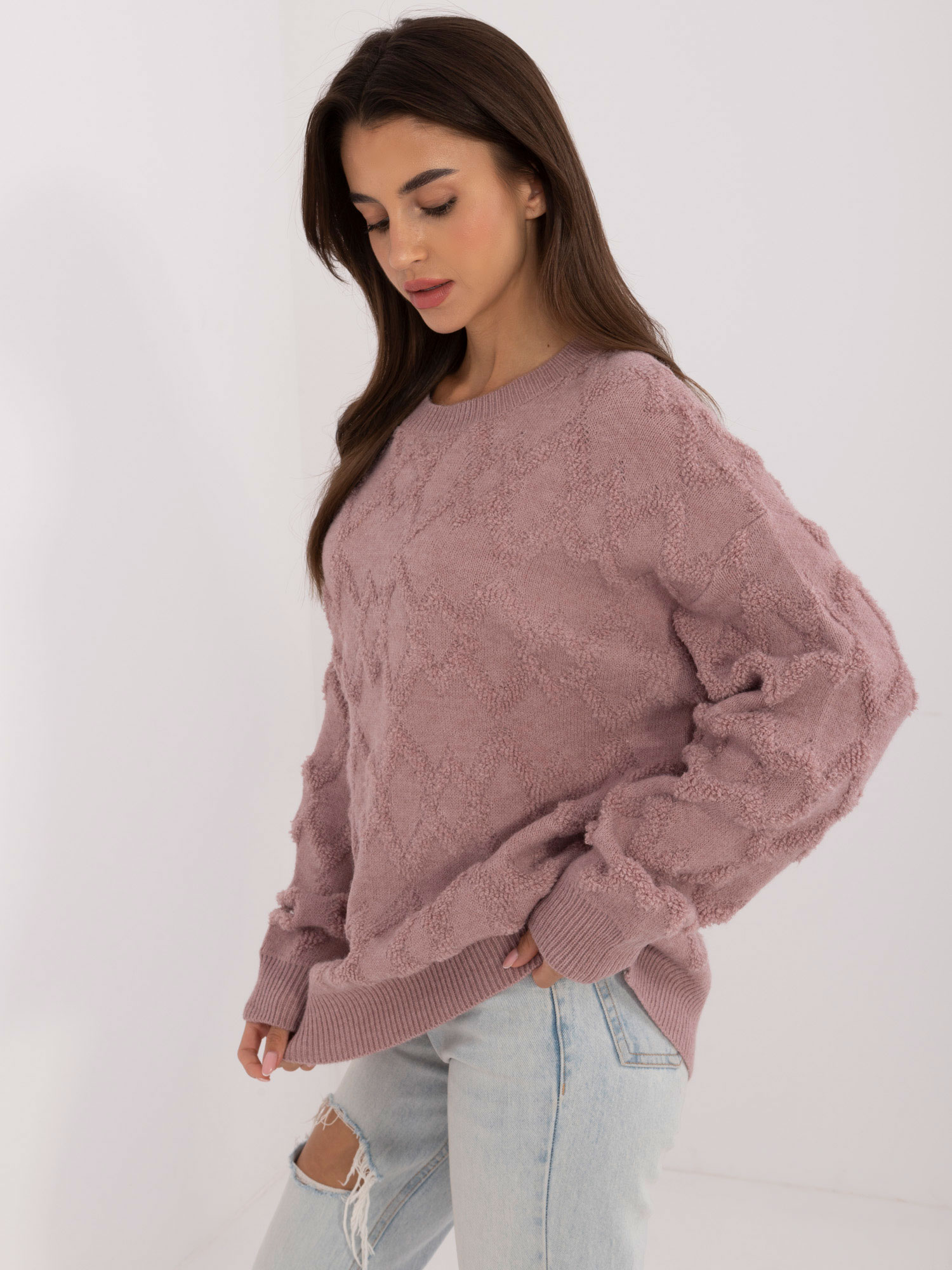 Wool Fashion Italia Sweater-AT-SW-2361.61-light purple