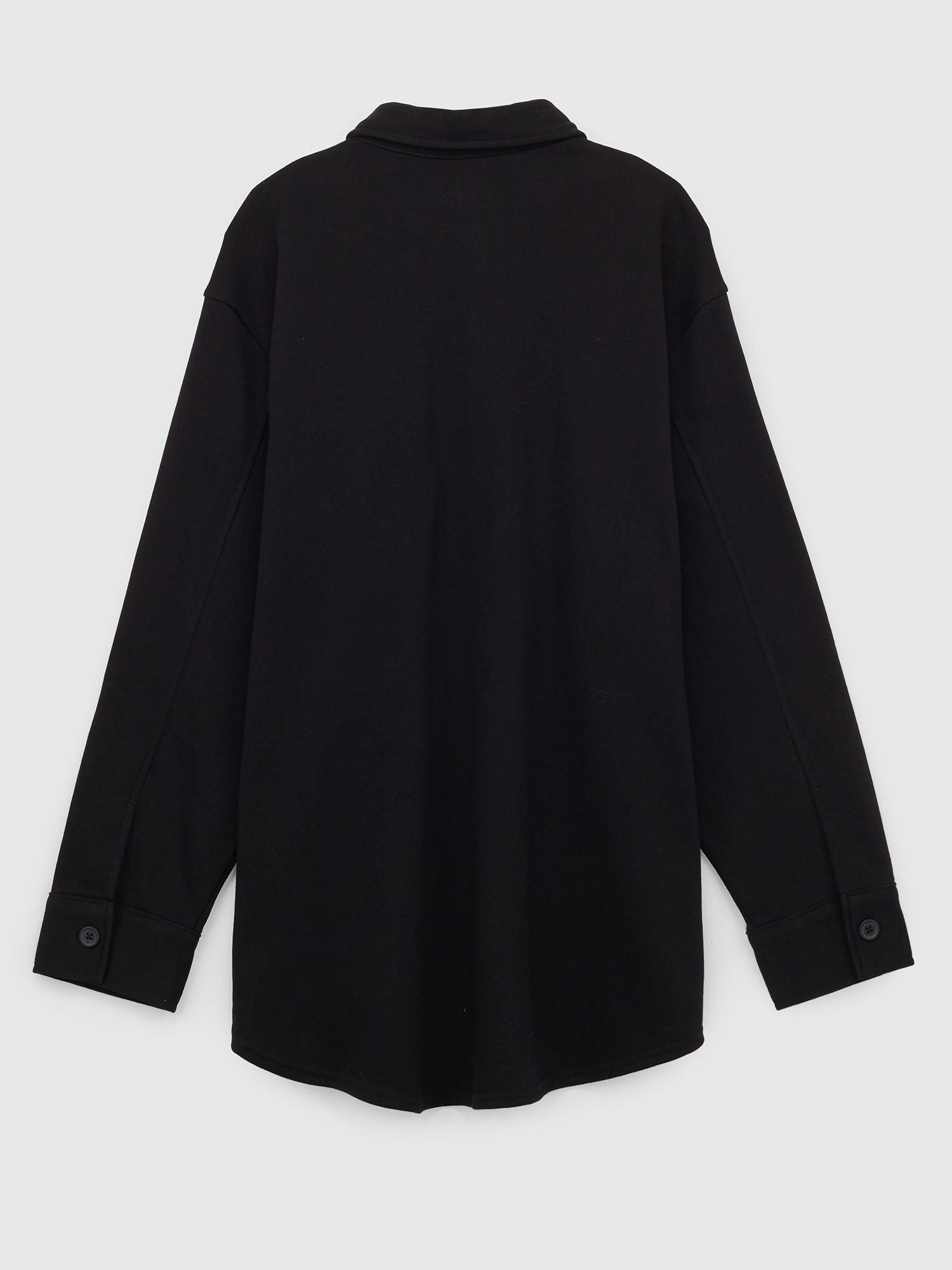 GAP Oversize košeľová bunda Vintage Čierna