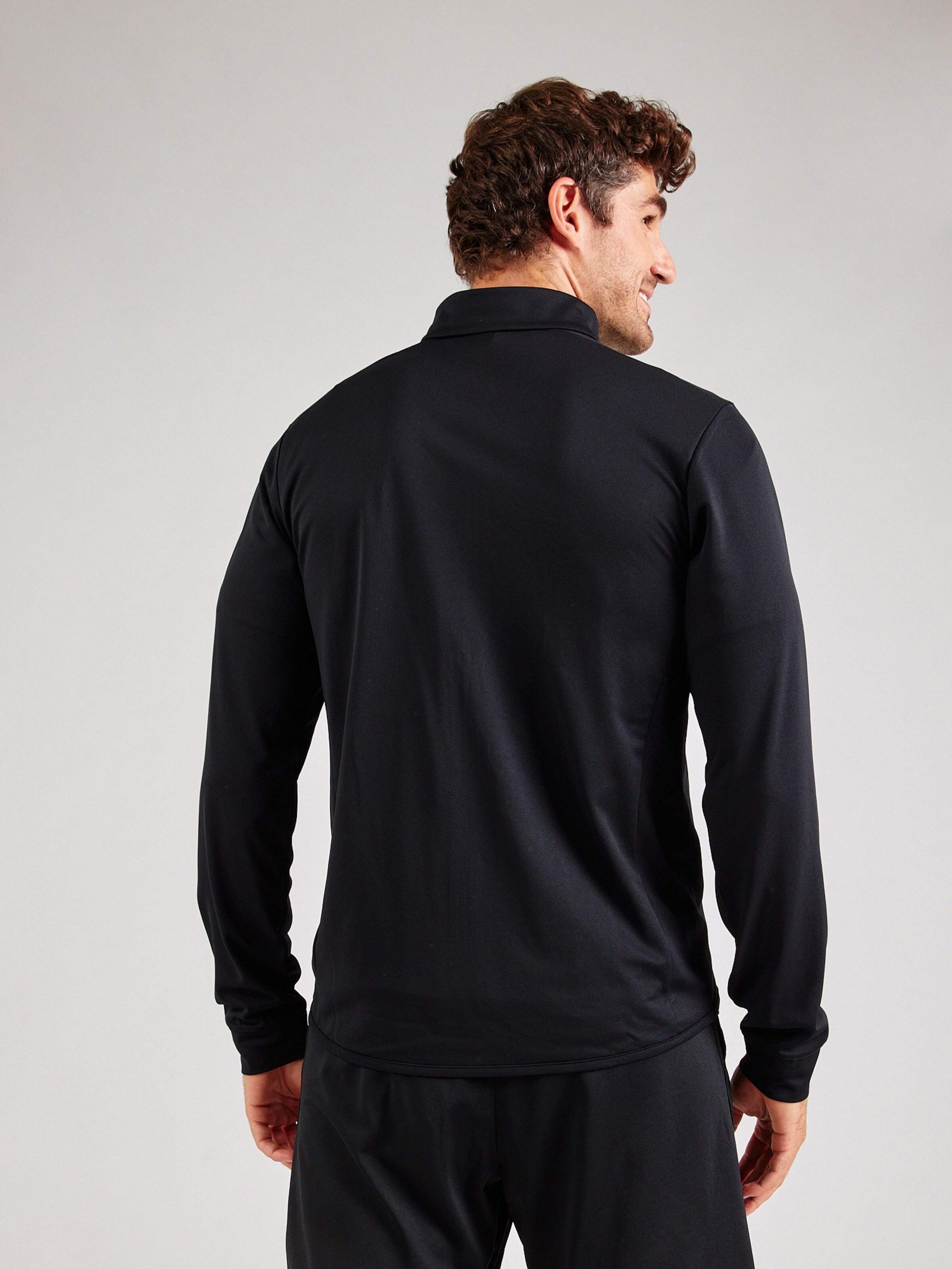 NIKE Športová mikina so zipsom 'Totality' čierna